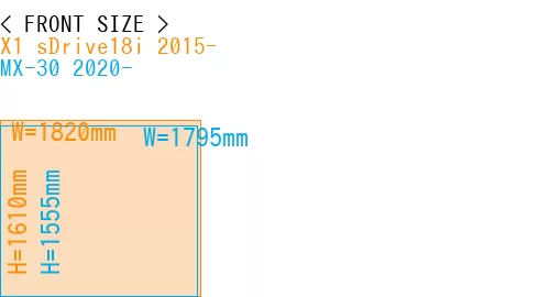 #X1 sDrive18i 2015- + MX-30 2020-